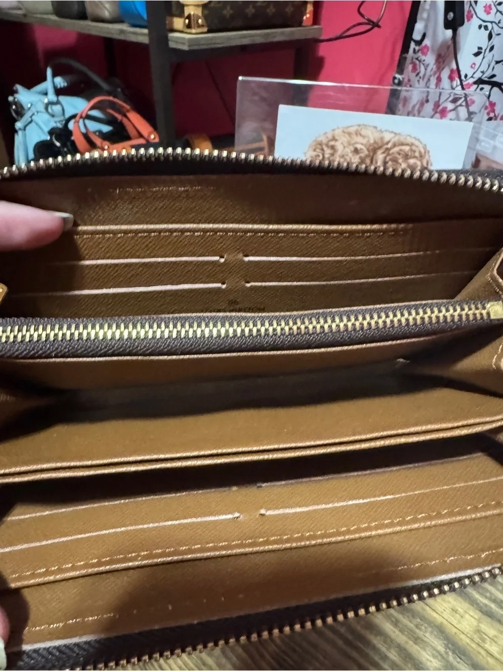 Monogram Canvas Zip Wallet